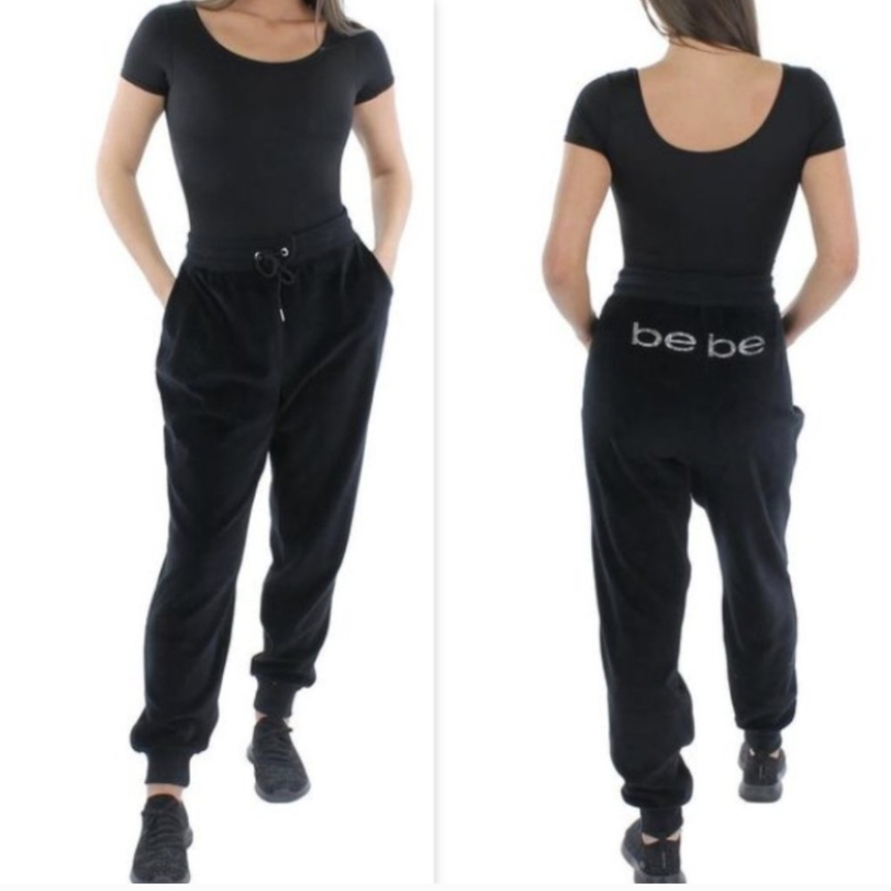 BeBe velour joggers size XL